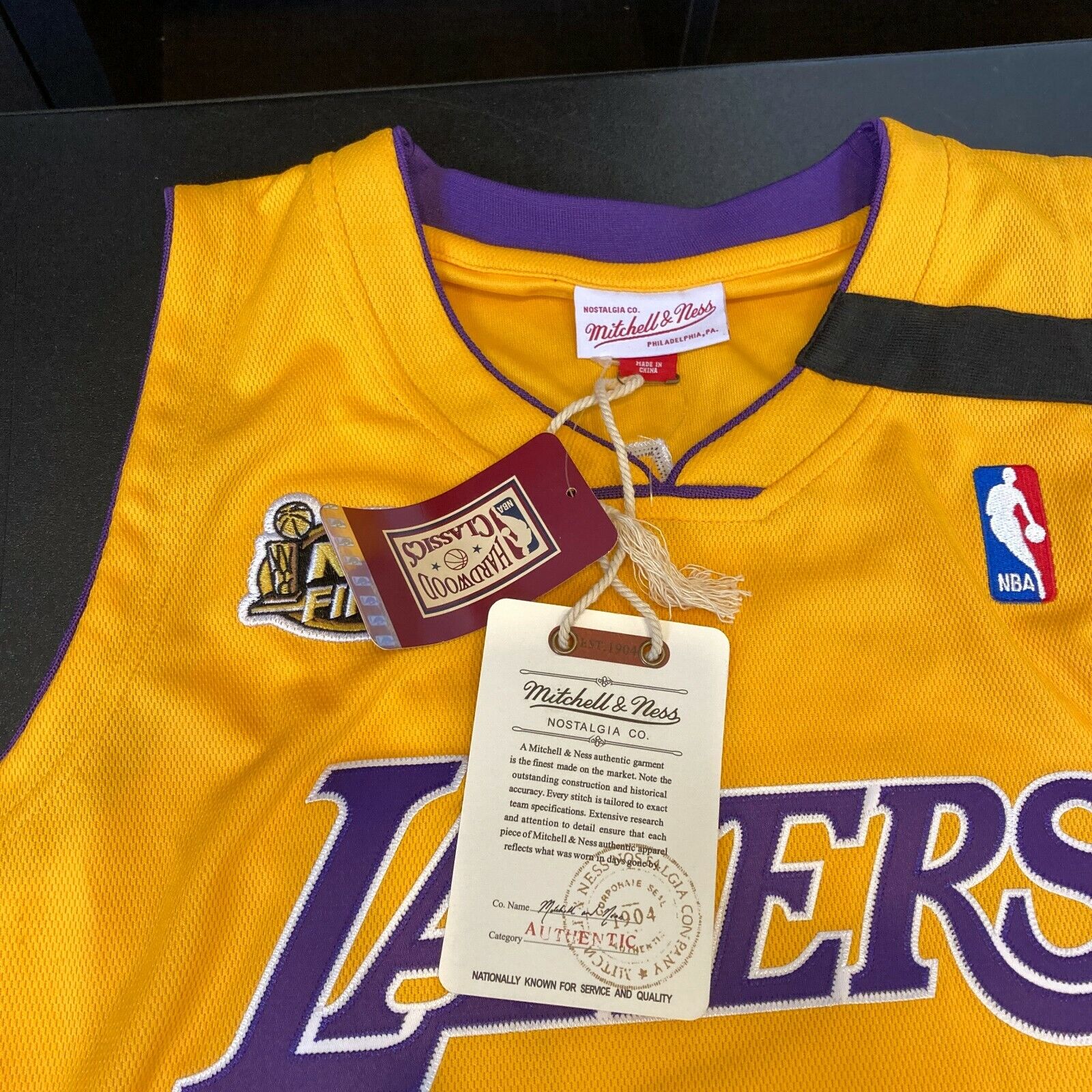 Mitchell & Ness Authentic Kobe Bryant Los Angeles Lakers 1999