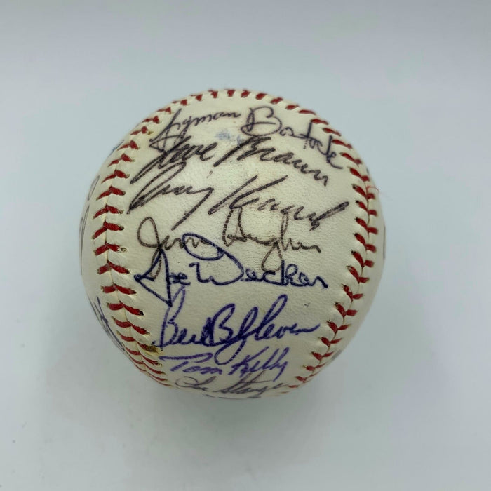 1975 Minnesota Twins Team Signed Baseball With JSA COA Rod Carew