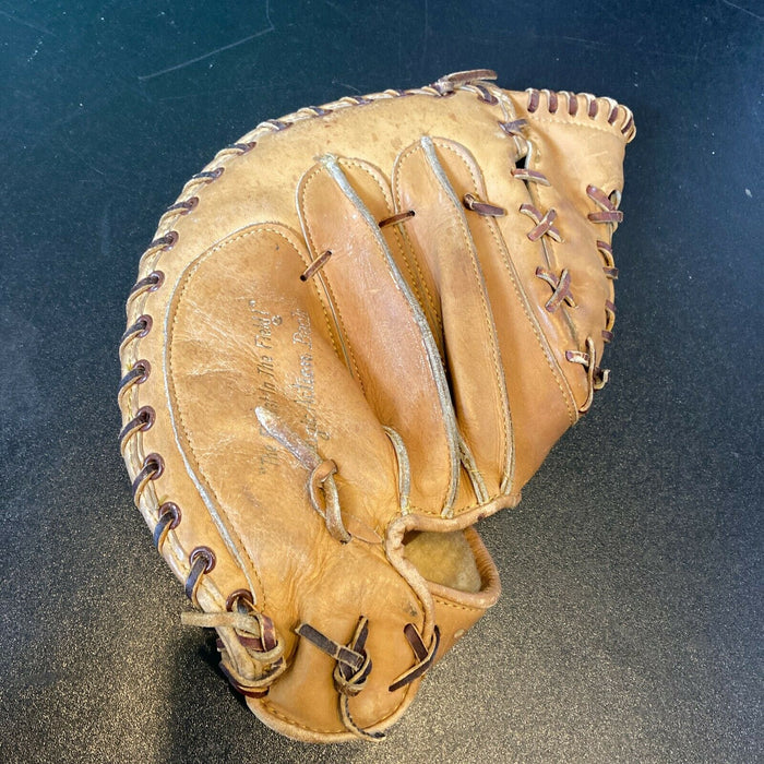Norm Siebern Signed Vintage 1960's Game Model First Baseman's Glove PSA DNA COA
