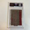 1952 Topps Willie Mays Signed Autographed Porcelain RP RC Baseball Card PSA DNA