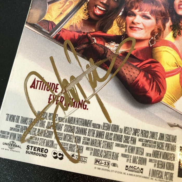 Julie Newmar Signed To Wong Foo Thanks For Everything VHS Movie JSA COA