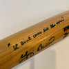 Yogi Berra "It Ain't Over Till It's Over" Signed Game Model Baseball Bat JSA COA