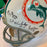 1972 Miami Dolphins Team Signed Authentic Full Size Helmet Leaf COA