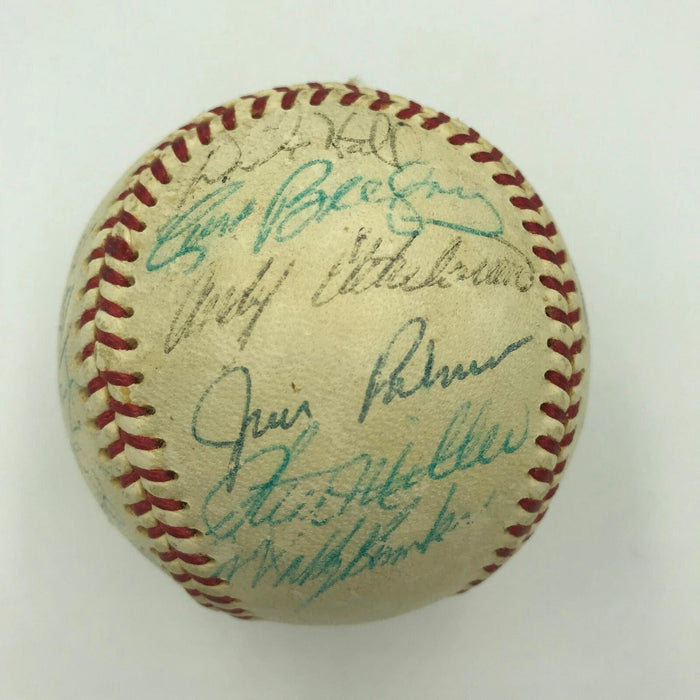 1966 Baltimore Orioles World Series Champs Team Signed AL Baseball With JSA COA