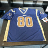 Isaac Bruce Signed Autographed Authentic St. Louis Rams Jersey JSA Sticker