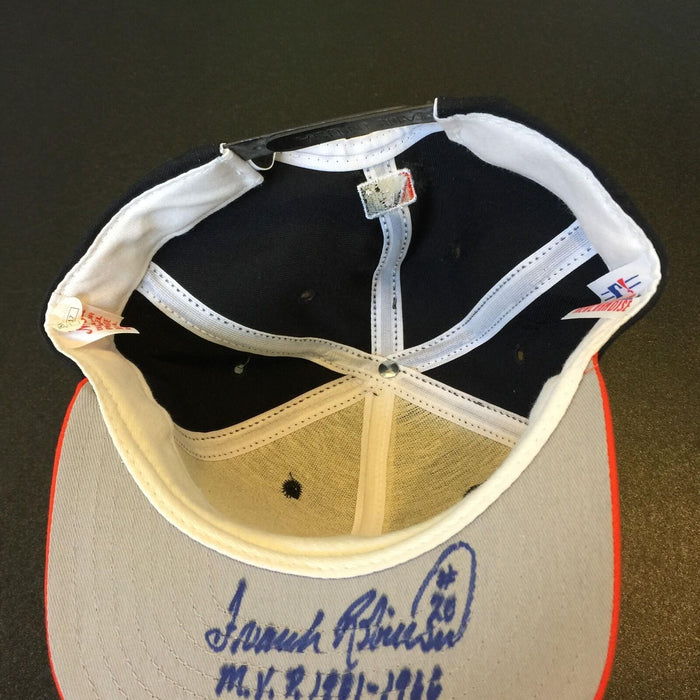 Frank Robinson #20 MVP 1961-1966 Signed Baltimore Orioles Hat Cap JSA COA