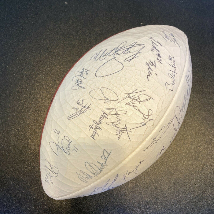 1985 Super Bowl Champs Chicago Bears Team Signed Football Walter Payton Beckett
