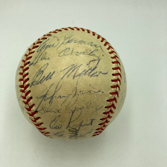 1953 New York Yankees World Series Champs Team Signed Baseball PSA DNA COA