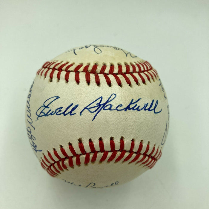 No Hitter Pitchers Signed Baseball 17 Sigs Tom Seaver Catfish Hunter JSA COA