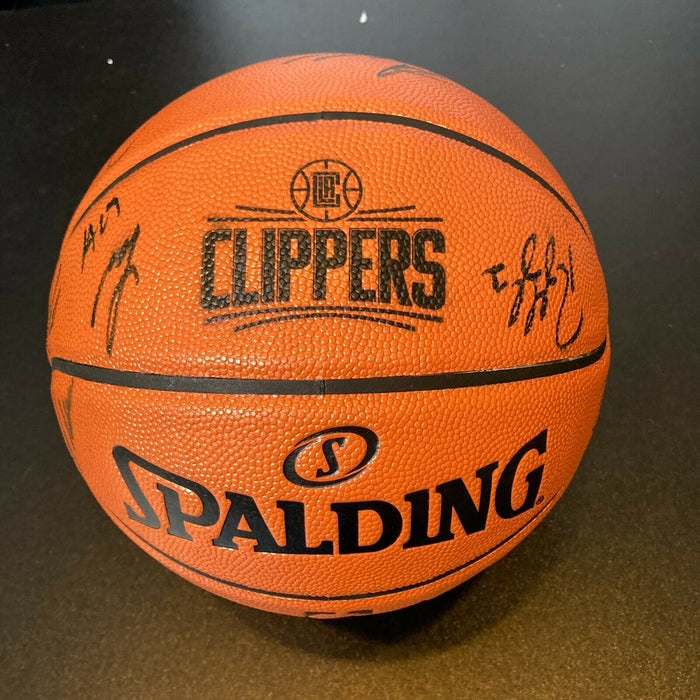2019-2020 Los Angeles Clippers Team Signed NBA Game Basketball With Team COA