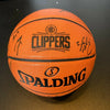 2019-2020 Los Angeles Clippers Team Signed NBA Game Basketball With Team COA
