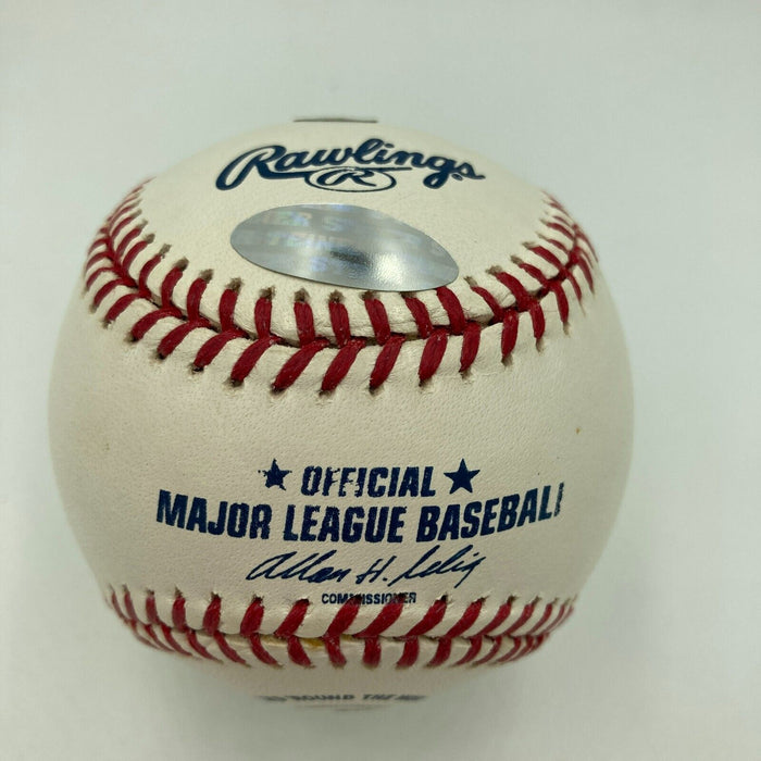 Ralph Branca Bobby Thomson Shot Heard Round World Signed Logo Baseball Steiner