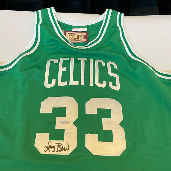 Larry Bird Signed 1985-86 Boston Celtics Game Model Jersey Upper Deck UDA COA