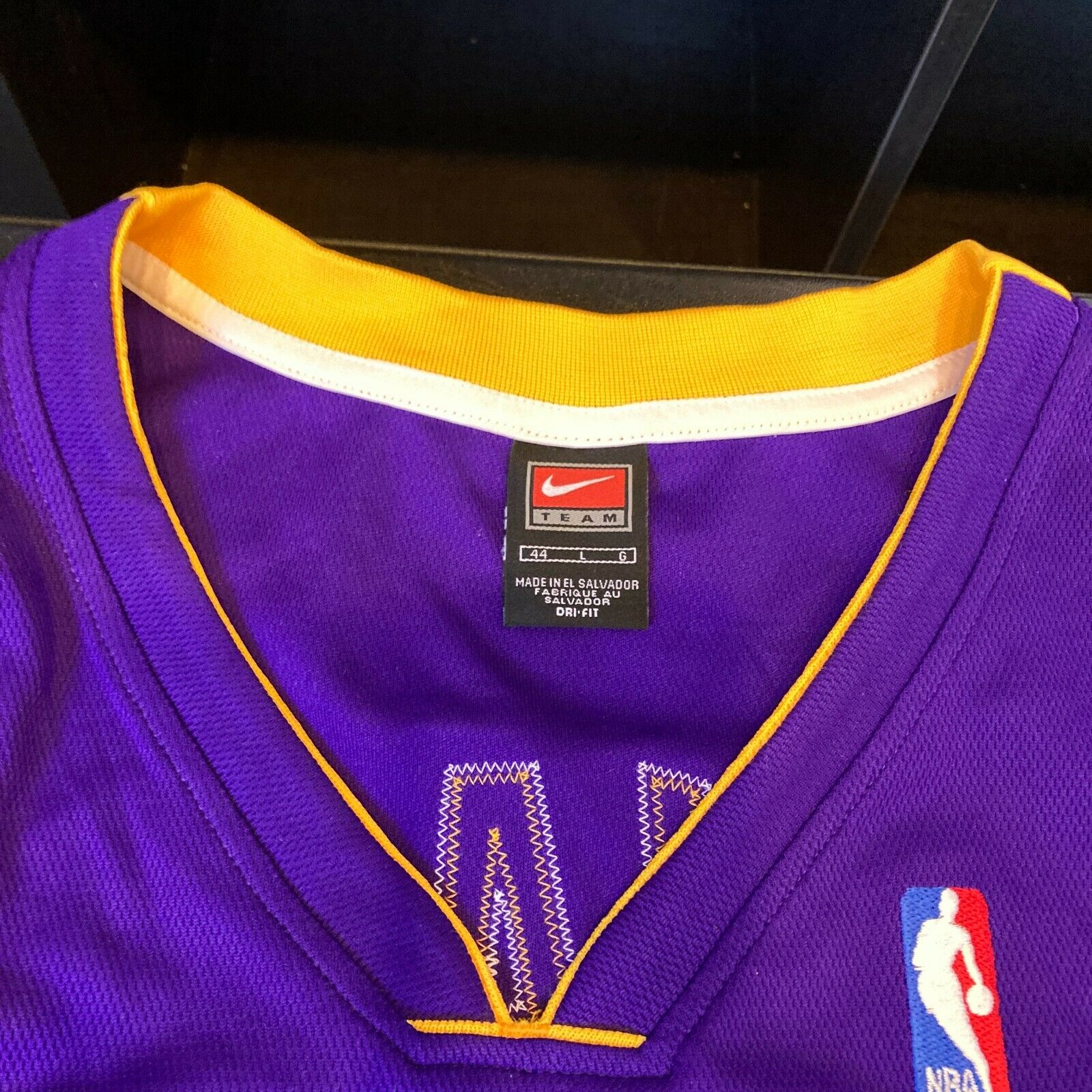 Lot Detail - Kobe Bryant Autographed 1996-97 Mitchell & Ness Rookie Lakers  Road NBA 50th Anniversary Jersey PSA/DNA & Beckett