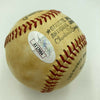 Joe Dimaggio Signed Vintage National League Feeney Baseball JSA COA