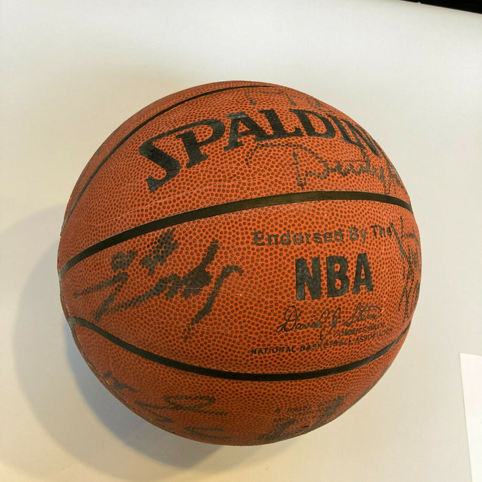 Kobe Bryant Shaq 1998-99 Los Angeles Lakers Team Signed NBA Basketball Beckett