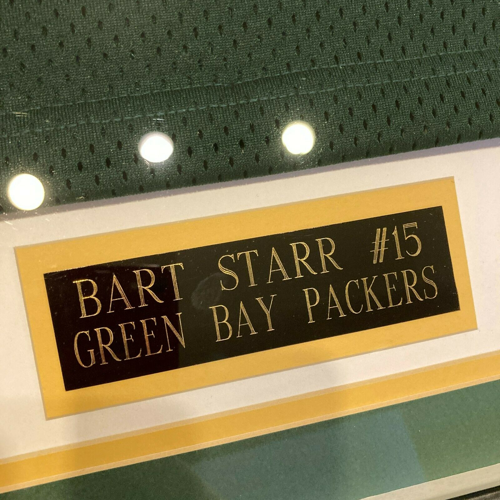 Bart Starr 1956 1971 Signed Green Bay Packers Jersey Uda Upper Deck Coa  15/15