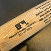 Ron Santo 2005 Cooperstown Hall Of Fame Induction Baseball Bat