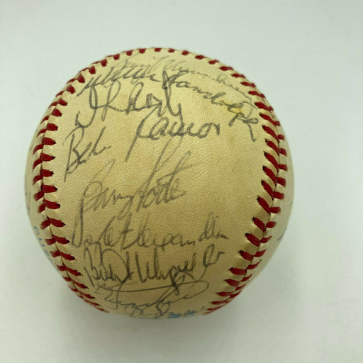 1982 New York Yankees Team Signed Official American League Baseball JSA COA
