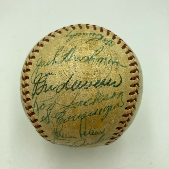 1953 Chicago White Sox Team Signed Autographed Baseball With Nellie Fox