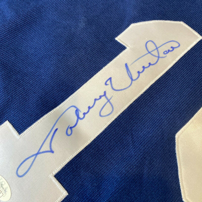 Johnny Unitas Signed Authentic Baltimore Colts Vintage Throwback Jerse —  Showpieces Sports