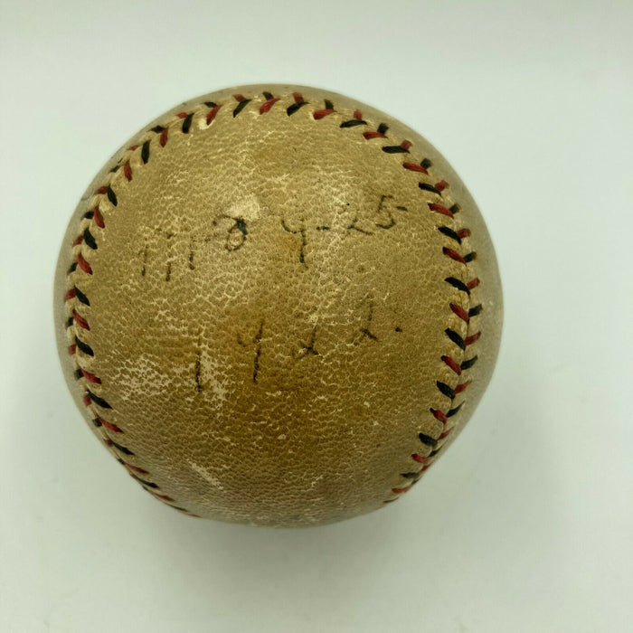 Earliest Known Rogers Hornsby Single Signed 1922 Home Run Game Used Baseball JSA