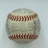 Nice 1959 Cleveland Indians Team Signed Baseball Joe Gordan With JSA COA