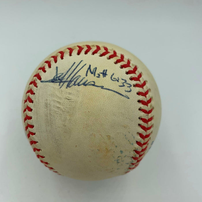 Lee Smith Multi Signed Autographed Game Used Baseball
