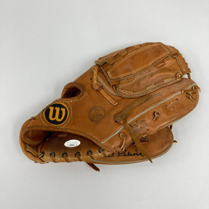 Al Kaline Signed 1960's Wilson Game Model Baseball Glove JSA COA