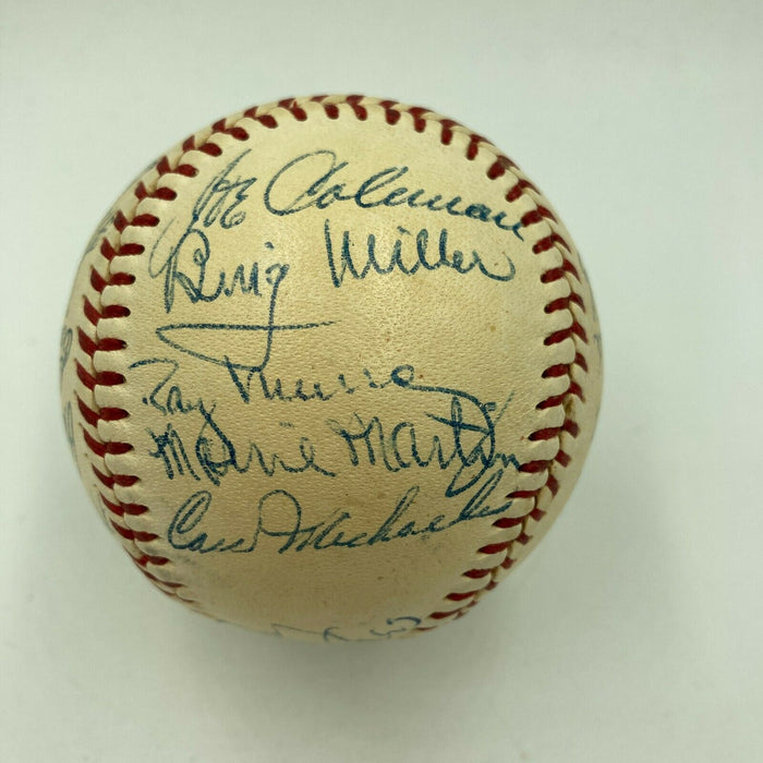 Beautiful 1953 Philadelphia Athletics A's Team Signed AL Baseball With JSA COA