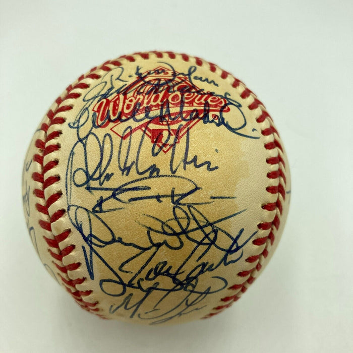 1992 Toronto Blue Jays World Series Champs Team Signed W.S. Baseball JSA COA