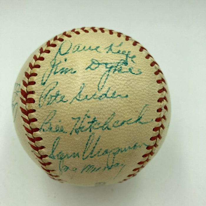 1950 Philadelphia A's Athletics Team Signed American League Baseball JSA COA