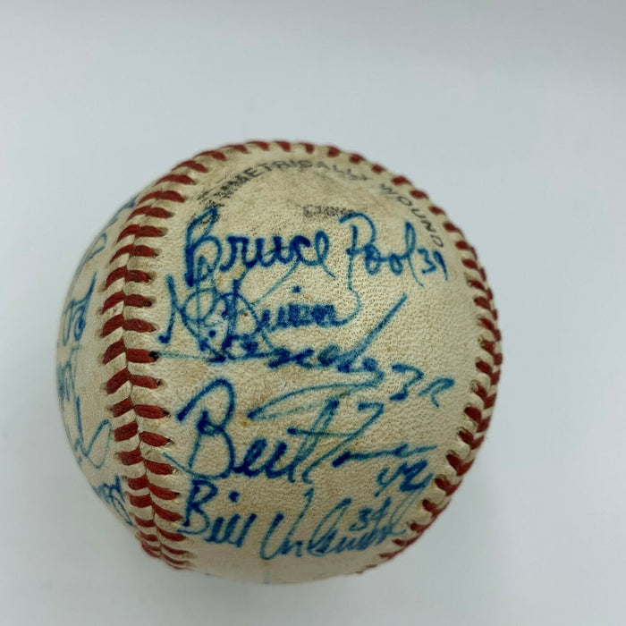 Derek Jeter Mariano Rivera Pre Rookie 1995 Minor League Team Signed Baseball JSA