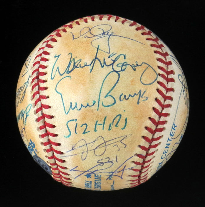 Extraordinary 500 Home Run Club Signed Baseball With 18 Sigs! Ted Williams JSA