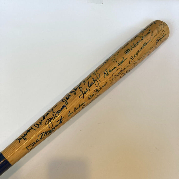 Hall Of Fame Legends Signed Baseball Bat 50 Signatures Sandy Koufax PSA DNA COA