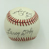 Nice Larry Doby & Ed Lopat Signed American League Baseball With JSA COA