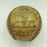 1947 New York Giants Team Signed Baseball 24 Sigs With Ernie Lombardi JSA COA