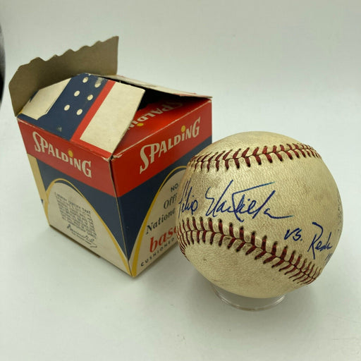 Felix Mantilla Signed 1961 Game Used Baseball Milwaukee Braves JSA COA