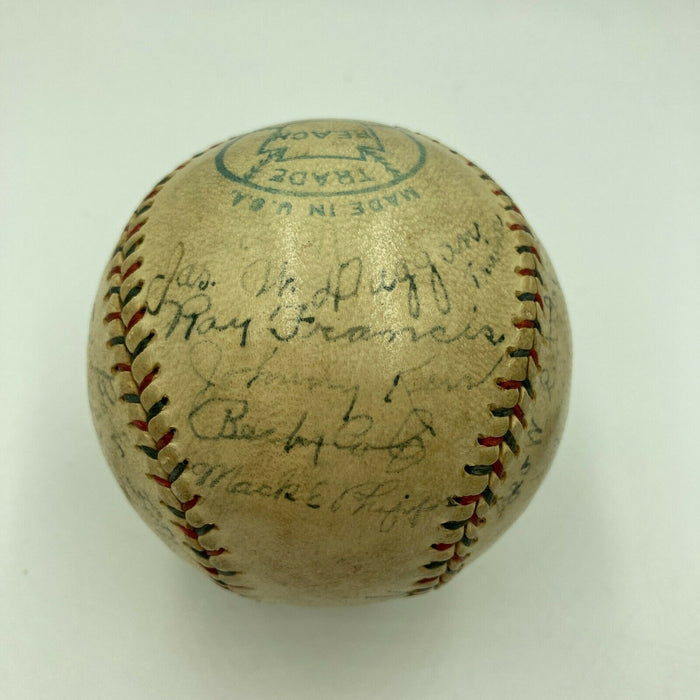 Ty Cobb 1923 Detroit Tigers Team Signed American League Baseball JSA COA