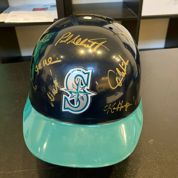 2000 Seattle Mariners Team Signed Game Model Helmet Alex Rodriguez JSA COA