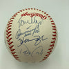 1998 New York Yankees World Series Champs Team Signed Baseball Derek Jeter JSA