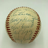 1956 Kansas City Athletics A's Team Signed American League Baseball JSA COA