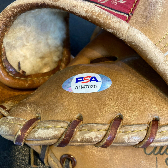 Norm Siebern Signed Vintage 1960's Game Model First Baseman's Glove PSA DNA COA