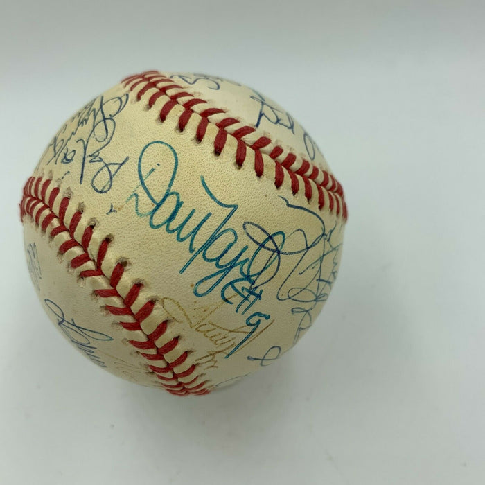 Shaquille O'Neal Julius Erving Scottie Pippen NBA Legends Signed Baseball JSA