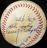 1969 Hall Of Fame Induction Signed Baseball Casey Stengel Stan Musial Beckett