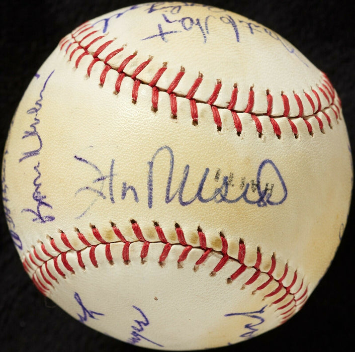 1969 Hall Of Fame Induction Signed Baseball Casey Stengel Stan Musial Beckett