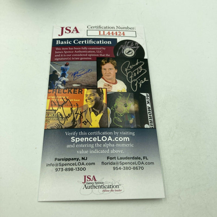 Joan Lunden Signed Autographed Baseball With JSA COA