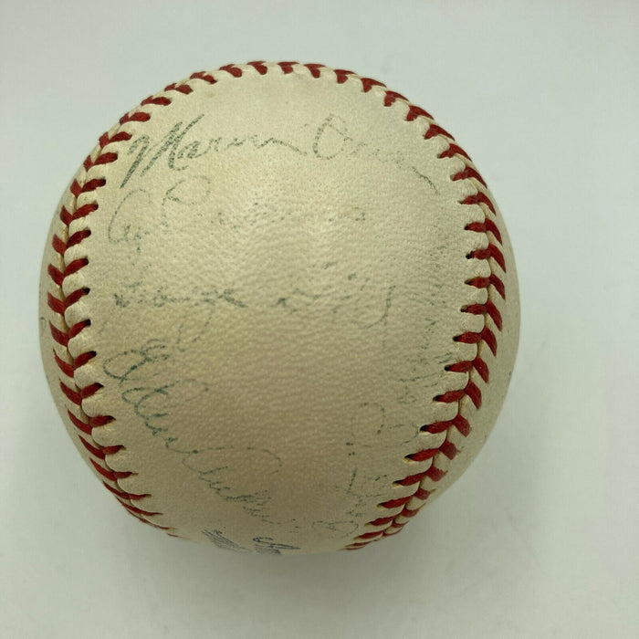 1937 Detroit Tigers Team Signed Baseball Hank Greenberg PSA DNA COA
