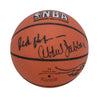 Wilt Chamberlain Kareem Abdul Jabbar NBA Legends Signed Basketball With JSA COA