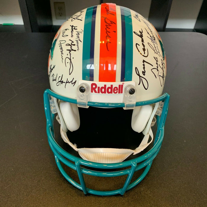 1972 Miami Dolphins Team Signed Authentic Full Size Helmet 40+ Sigs With JSA COA